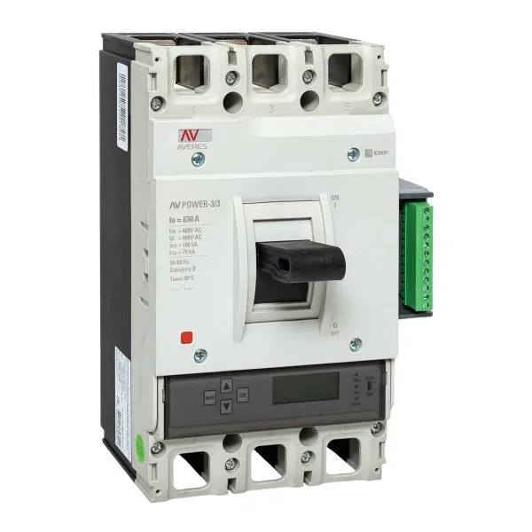 Выключатель автоматический в литом корпусе AV-POWER-3/3 630А 100кА ETU6.2 EKF mccb-33-630H-6.2-av