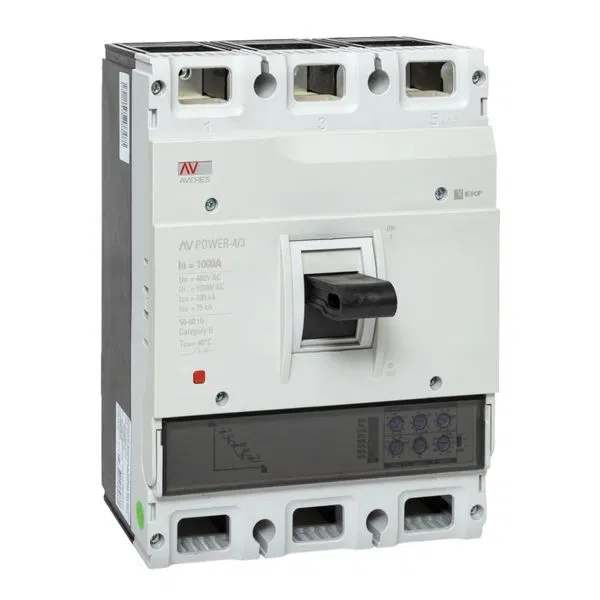 AV-POWER-4/4 1000A 50kA ETU2.0 EKF 塑壳断路器 mccb-44-1000-2.0-av