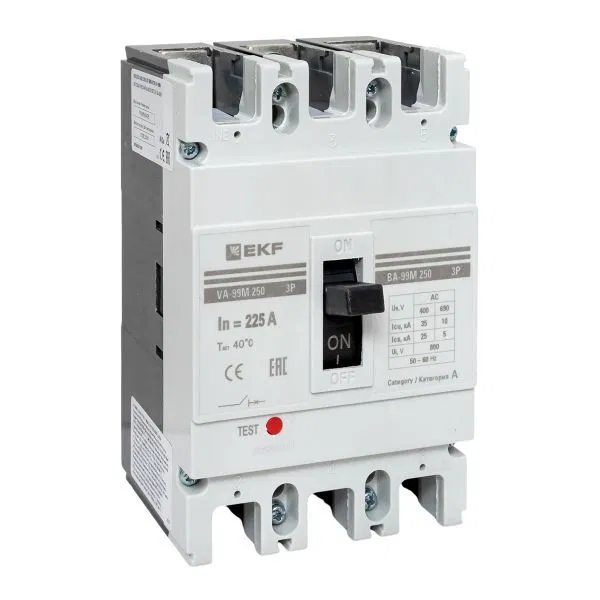 Выключатель автоматический 3п 250/225А 35кА ВА-99М PROxima EKF mccb99-250-225m