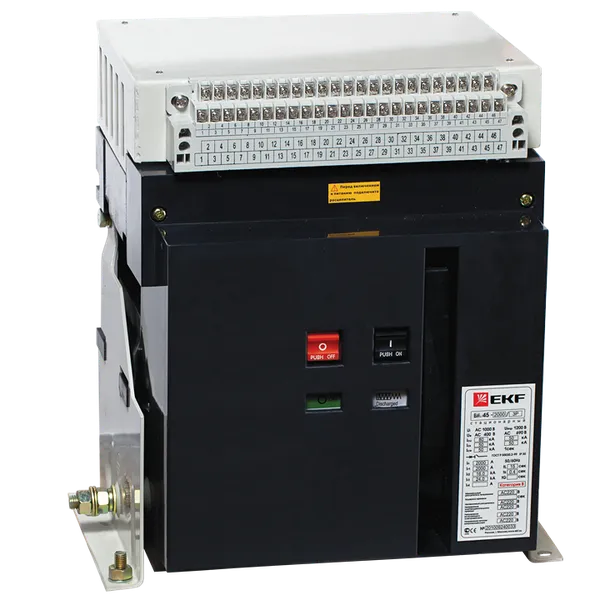Выключатель нагрузки ВН-45 3200/2500А 3P стационарный EKF PROxima nt45-3200-2500