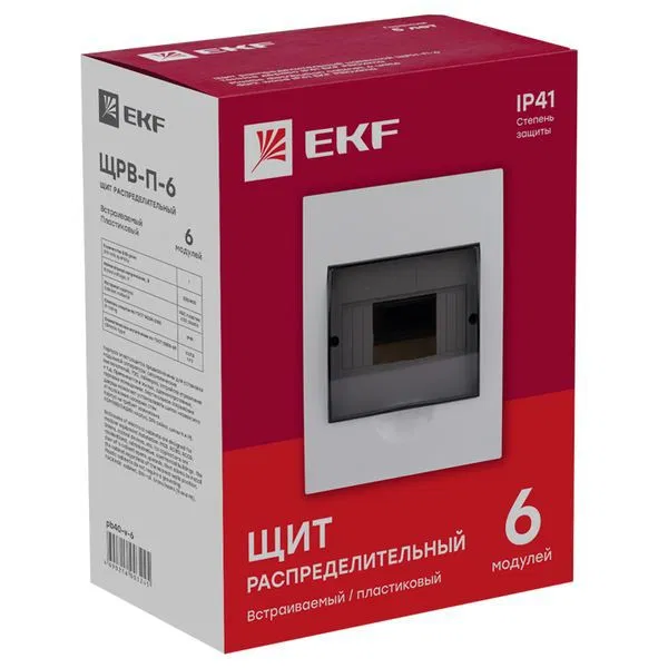 ЩРВ-П- 6 IP41 PROXIMA EKF pb40-v-6