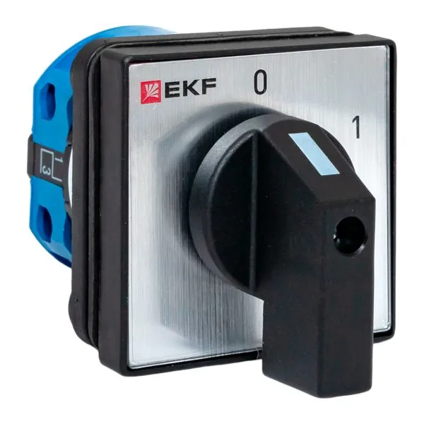 Переключатель кулачковый ПК-1-12 10А 2P «0-1» IP65 EKF pk-1-12-10-65