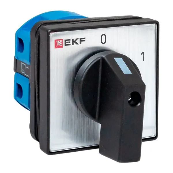 Переключатель кулачковый ПК-1-12 25А 2P «0-1» IP65 EKF pk-1-12-25-65