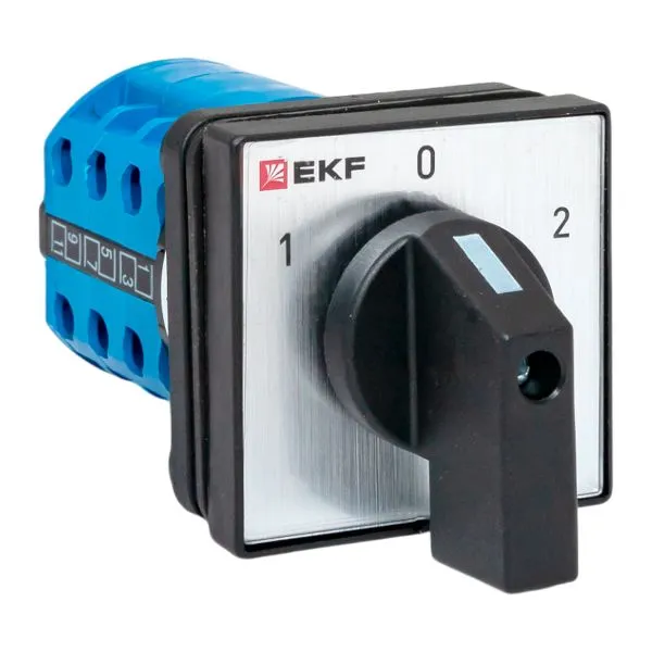 Переключатель кулачковый ПК-1-23 10А 3P «1-0-2» IP65 EKF pk-1-23-10-65