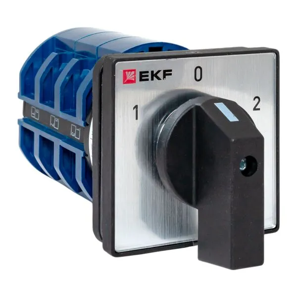 Переключатель кулачковый ПК-1-43 63А 3P «1-0-2» IP65 EKF pk-1-43-63-65