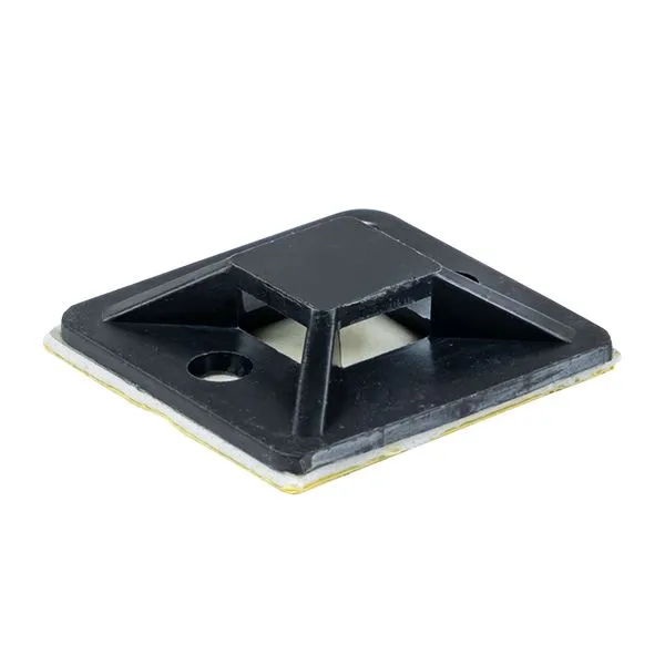 Площадка самоклеящаяся (30x30мм.) черная (100шт.) EKF plc-30x30-b