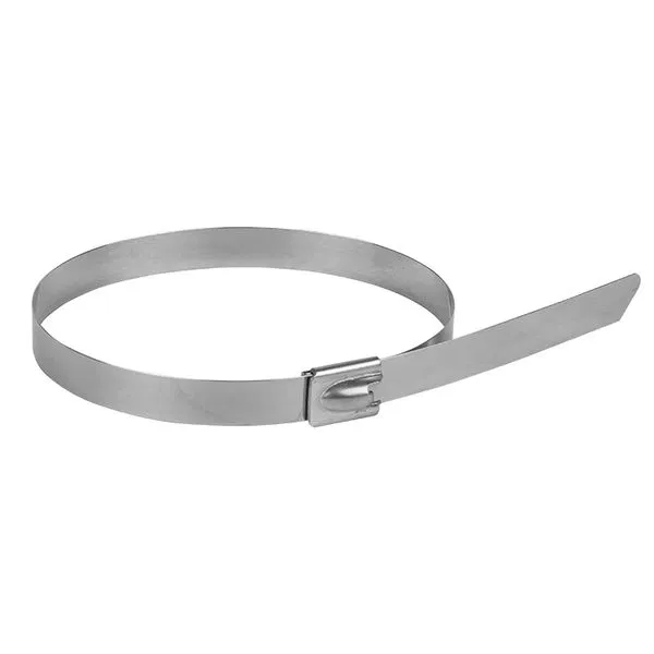 Хомут AISI 304 из нержавеющей стали, 7.9x290 (10 шт.) FlexLock PROxima plc-fl-tss-304-7.9x290-r EKF