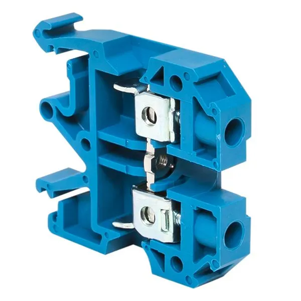 Клемма проходная винтовая JXB 10 мм2 синяя EKF plc-jxb-10/35b