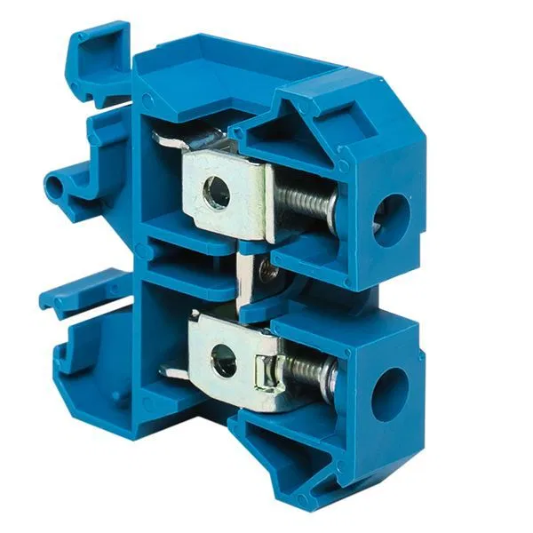 Клемма проходная винтовая JXB 16 мм2 синяя EKF plc-jxb-16/35b