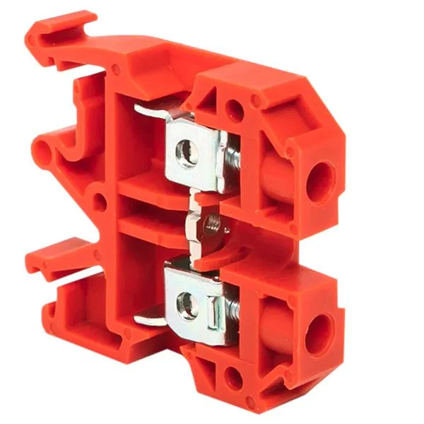 Клемма проходная винтовая JXB 2.5 мм2 красная EKF plc-jxb-2.5/35r