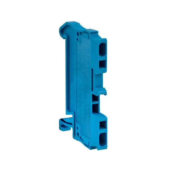 Клемма проходная пружинная ST 2.5 мм2 синяя EKF plc-jxb-st-2.5-blue