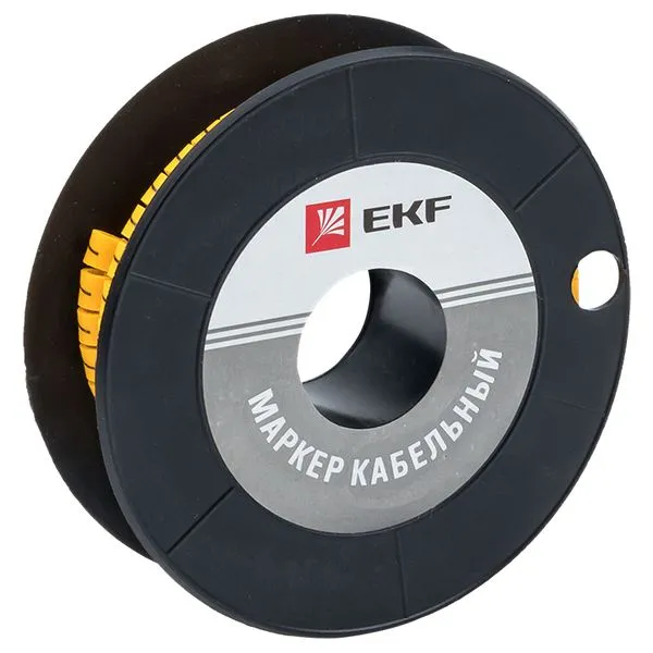 Маркер кабельный 2,5 мм2 "7" (1000 шт.) (ЕС-1) EKF PROxima plc-KM-2.5-7