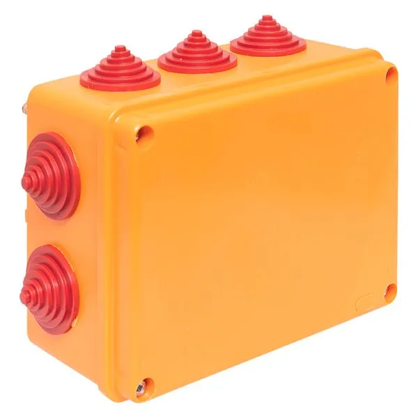 Коробка огнестойкая E90 190x140x70мм, с клеммником 14 полюсов 0,5-4 мм2 IP55 EKF plc-kmrf-190-14-04