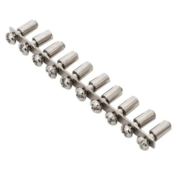 Перемычка тип 10PIN для двухуровневых клемм 4.0 мм2 (10 шт.) EKF plc-per-10PIN-2-4