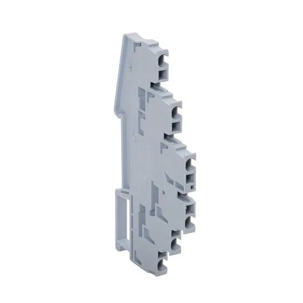 Three-level spring terminal ST 2.5 mm2 6 terminals grey EKF plc-st-2,5-6-3