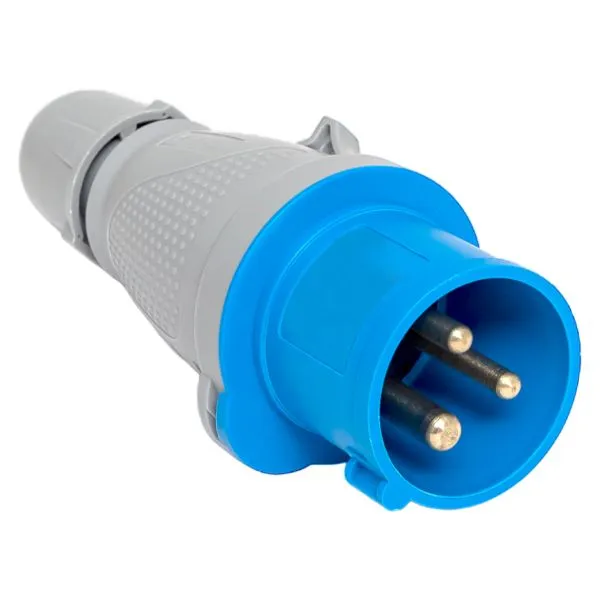 Вилка переносная 013 2Р+РЕ 16А 220В IP44 EKF PROXIMA ps-013-16-220-PRO