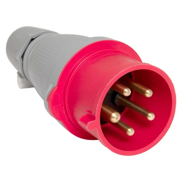 Вилка переносная 025 3Р+РЕ+N 32А 380В IP44 EKF PROXIMA ps-025-32-380-PRO