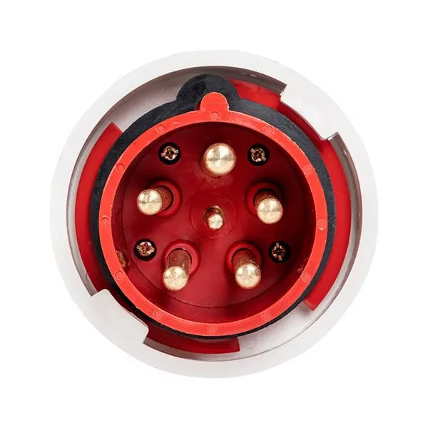 Вилка переносная 045 3Р+РЕ+N 125А 380В IP67 EKF ps-045-125-380