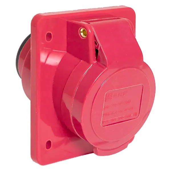 Розетка стационарная внутренняя 414 3Р+РЕ 16А 380В IP44 EKF ps-414-16-380