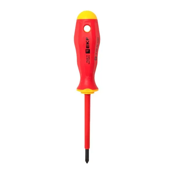 Отвертка Professional PZ-FL1x80 мм VDE 1000В EKF pz-fl-1-80-pro-in