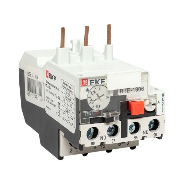 Реле тепловое РТЭ-1306 1-1,6А EKF PROxima rel-1306-1-1.6