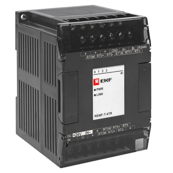 Модуль ввода термосопротивлений REMF 4 PRO-Logic EKF (без поверки) REMF-T-4TR