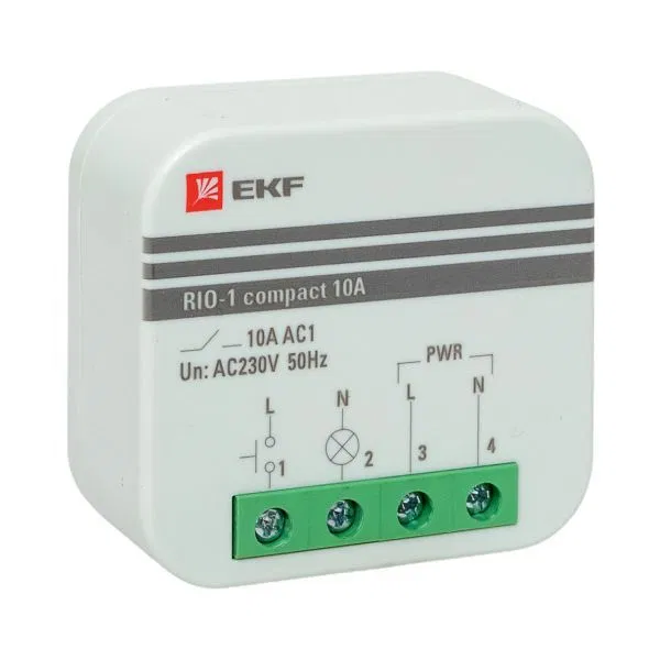 Реле импульсное RIO-1 compact 10А PROxima EKF rio-1k-10