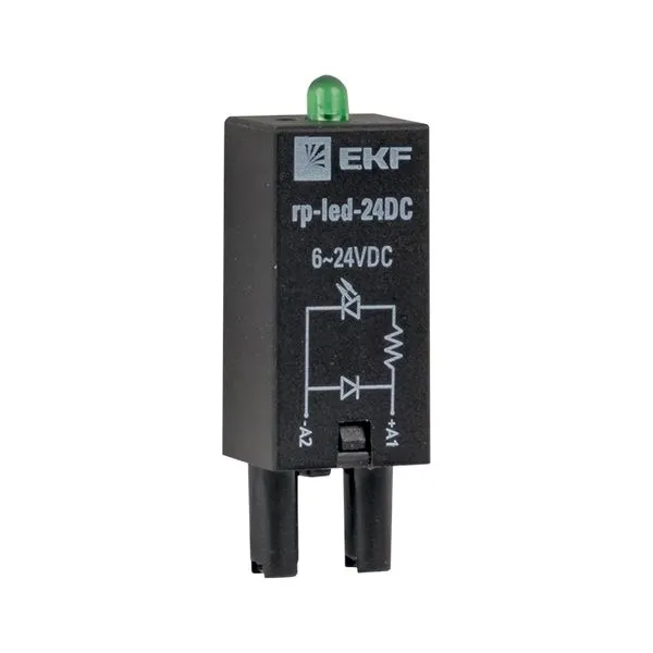 Модуль защитный светодиодный 24 VDC для промежуточных реле RP EKF AVERES rp-led-24DC