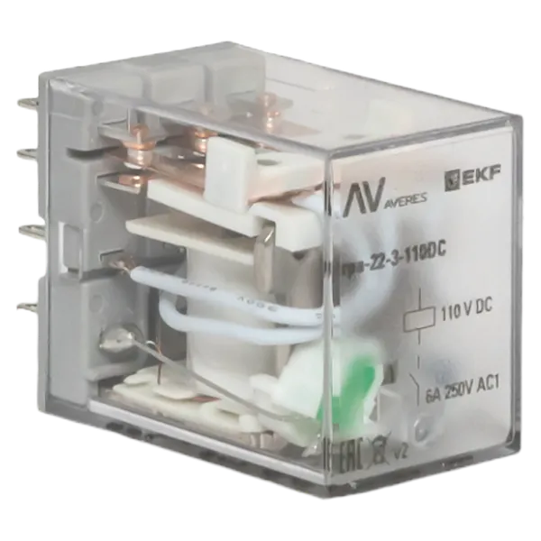 中间继电器 RPA 22/3 6A 110В DC EKF AVERES rpa-22-3-110DC