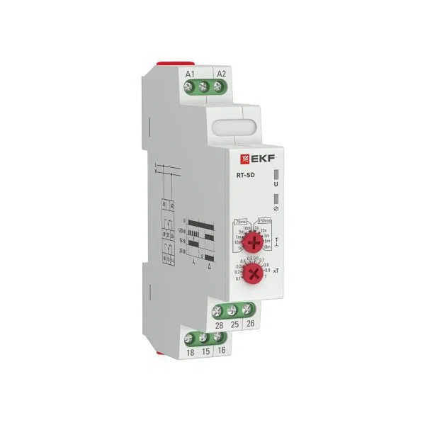 时间继电器 (用于“星三角”启动电机) RT-SD 12-240V EKF PROxima rt-sd-12-240