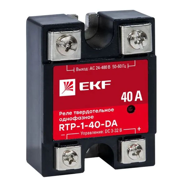 Реле твердотельное однофазное RTP-40-DA EKF PROxima rtp-1-40-da