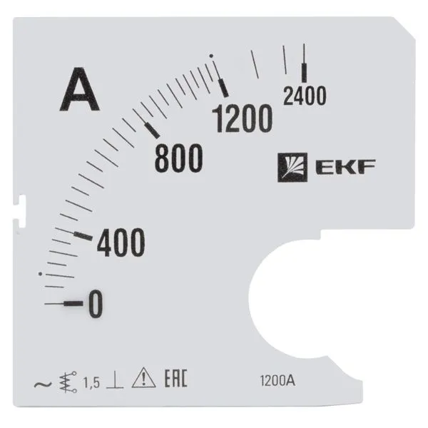 Шкала сменная для A961 1200/5А-1,5 EKF PROxima s-a961-1200