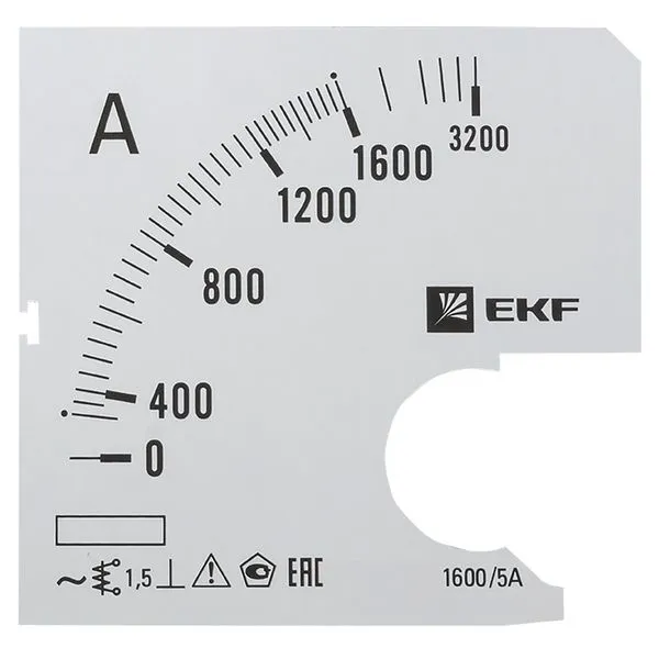 Шкала сменная для A961 1600/5А-1,5 EKF PROxima s-a961-1600