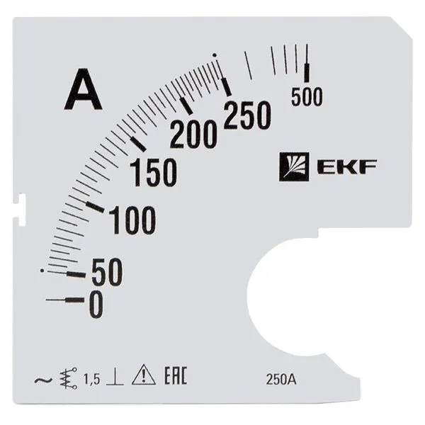 Шкала сменная для A961 250/5А-1,5 EKF PROxima s-a961-250