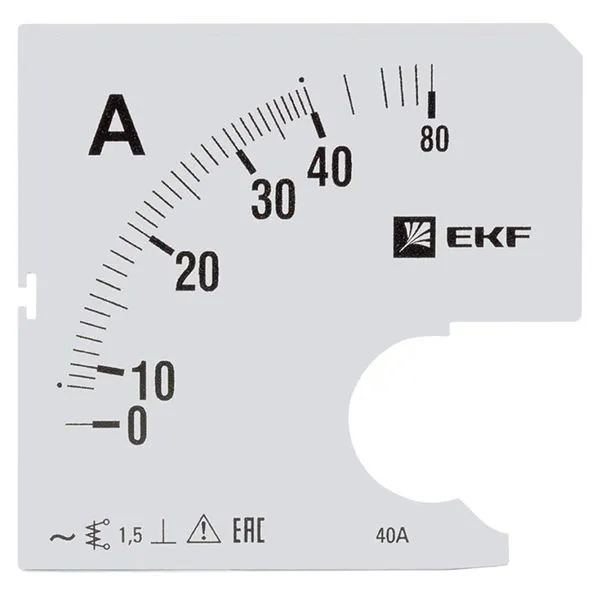 Шкала сменная для A961 40/5А-1,5 EKF PROxima s-a961-40