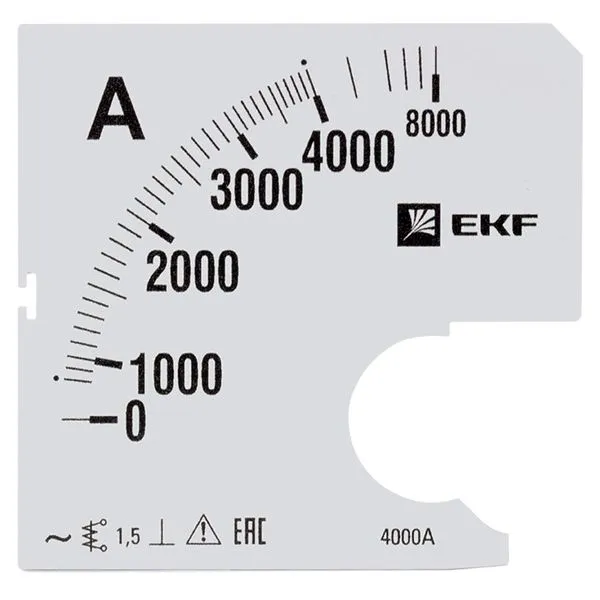 Шкала сменная для A961 4000/5А-1,5 EKF PROxima s-a961-4000