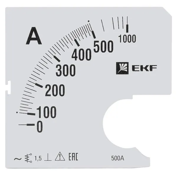 Шкала сменная для A961 500/5А-1,5 EKF PROxima s-a961-500