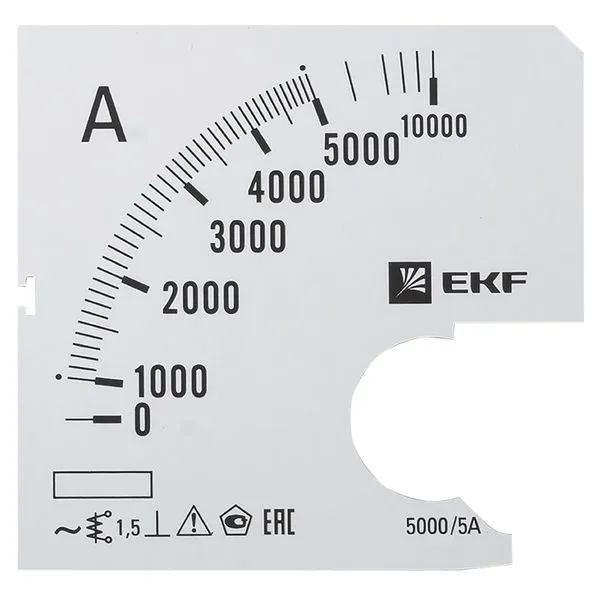 Шкала сменная для A961 5000/5А-1,5 EKF PROxima s-a961-5000