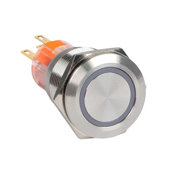 Кнопка S-Pro67 19 мм без фикс. с зеленой подсв. 24В EKF PROxima s-pro67-122
