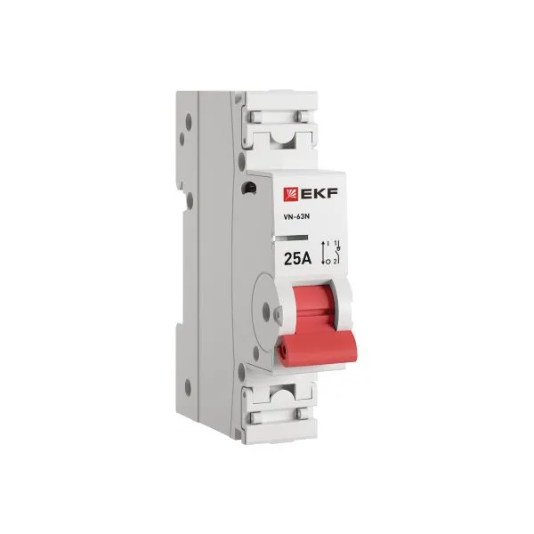 Выключатель нагрузки ВН-63N 1P 25А PROXIMA EKF S63125
