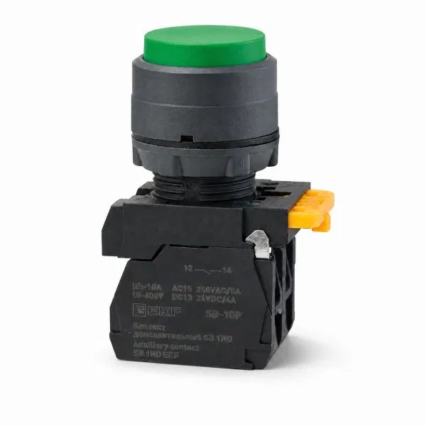 SB-35 绿色带锁定按钮 1NO+1NC IP65 EKF SB-3511-G