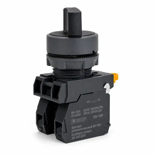 Переключатель SB-41 на 2 положения c фиксацией 1NO+1NC IP65 EKF SB-4111-2
