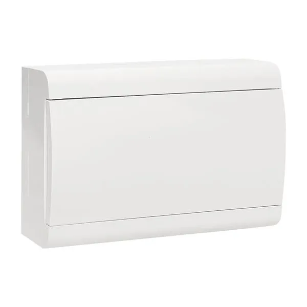Distribution board ShRN-P-15 "SlimBox" white door IP41 EKF sb-n-15w