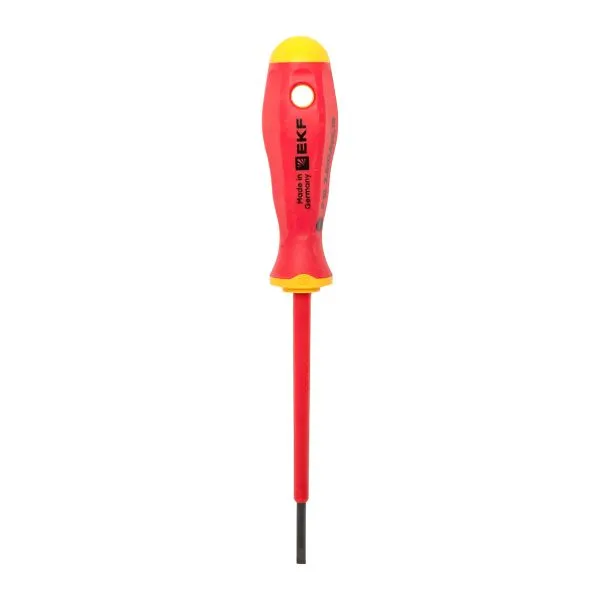 Отвертка Professional SL2.5х0.4мм VDE 1000В EKF sl-2.5-0.4-pro-in