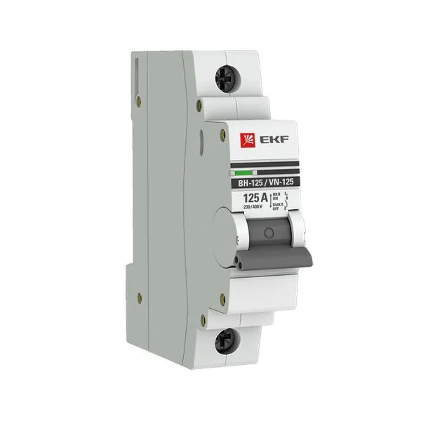 Выключатель нагрузки 1P 125А ВН-125 EKF PROxima SL125-1-125-pro