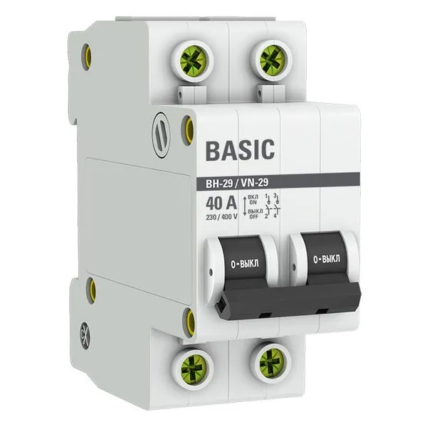 负荷开关 ВН-29 2P 40A BASIC SL29-2-40-bas EKF