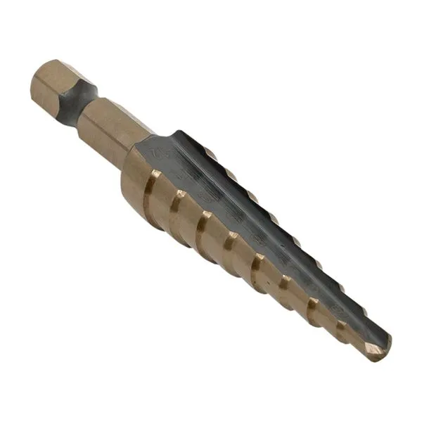 Ступенчатое сверло ST-4-12/1 HSS (9 ступ.) EKF