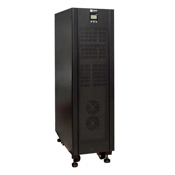 Double-conversion Uninterruptible Power Supply E-Power SW900Pro 20 kVA/18kW floor-standing, three-phase 3/3, 400V, without battery, with output transformer SW902Pro-T-Tr EKF
