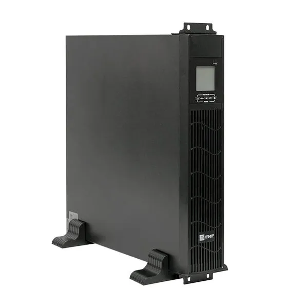 Источник Бесперебойного Питания двойного преобразования E-Power SW900pro-RT 1000 ВА ,900Вт, SNMP cлот, 6хС13,RS232,USB,RJ45 для монтажа в стойку,без АКБ SW910Pro-RT EKF