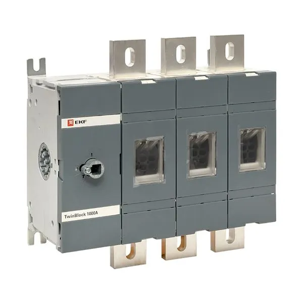 Switch disconnector 1000A 3P without operating handle TwinBlock EKF tb-s-1000-3p